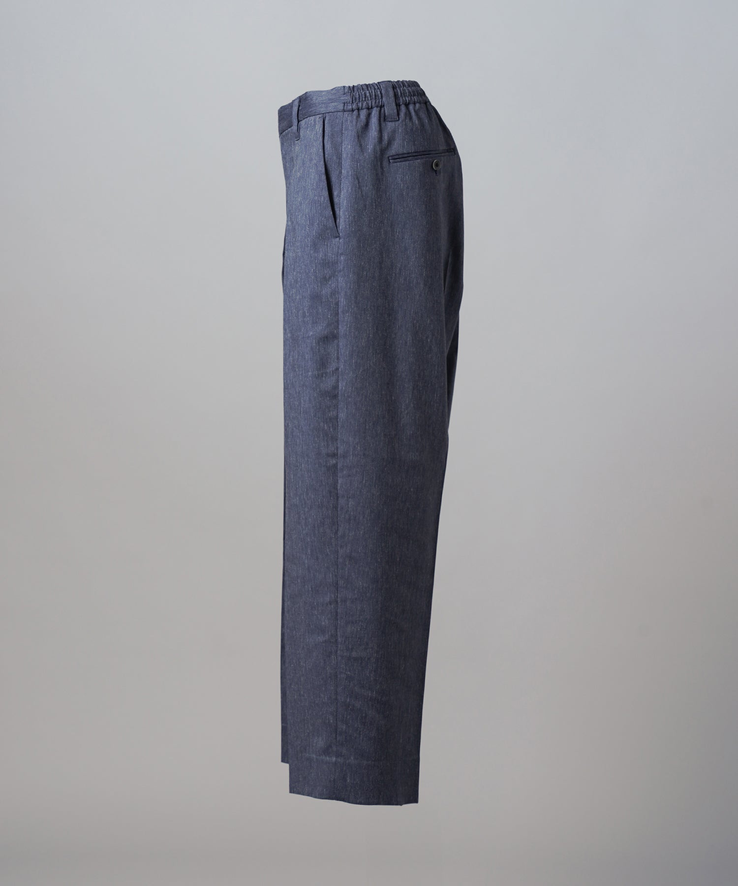 4 Colors Chambray Washable Wool Peaked Lapel Double Breasted Jacket