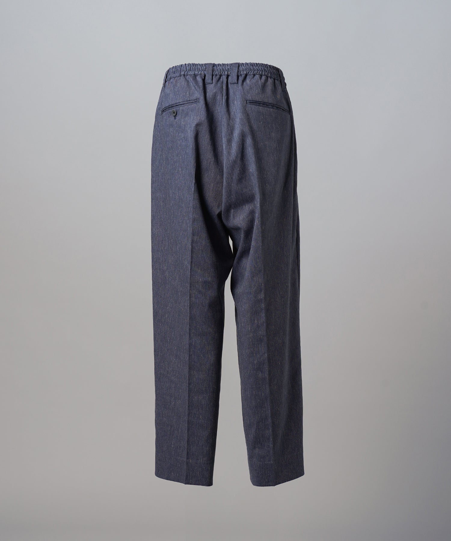 4 Colors Chambray Washable Wool Peaked Lapel Double Breasted Jacket