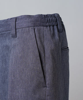 4 Colors Chambray Washable Wool Peaked Lapel Double Breasted Jacket