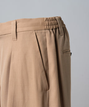 4 Colors Chambray Washable Wool Peaked Lapel Double Breasted Jacket