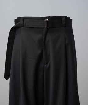 4 Colors Chambray Washable Wool Peaked Lapel Double Breasted Jacket