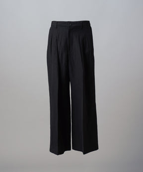 4 Colors Chambray Washable Wool Peaked Lapel Double Breasted Jacket