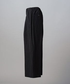 4 Colors Chambray Washable Wool Peaked Lapel Double Breasted Jacket