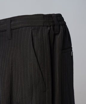 4 Colors Chambray Washable Wool Peaked Lapel Double Breasted Jacket