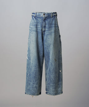 [26SS 预购] 花朵拼布复古休闲运动裤