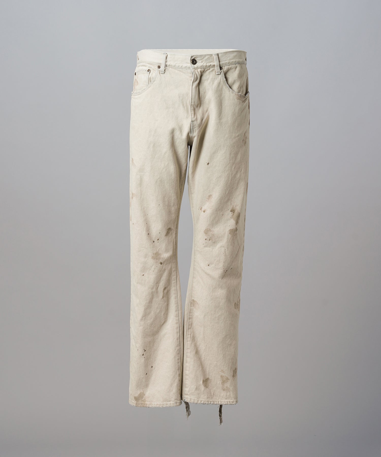 【26SS PRE-ORDER】【Vintage Style Denim Fabric】Semi-flared Denim Pants