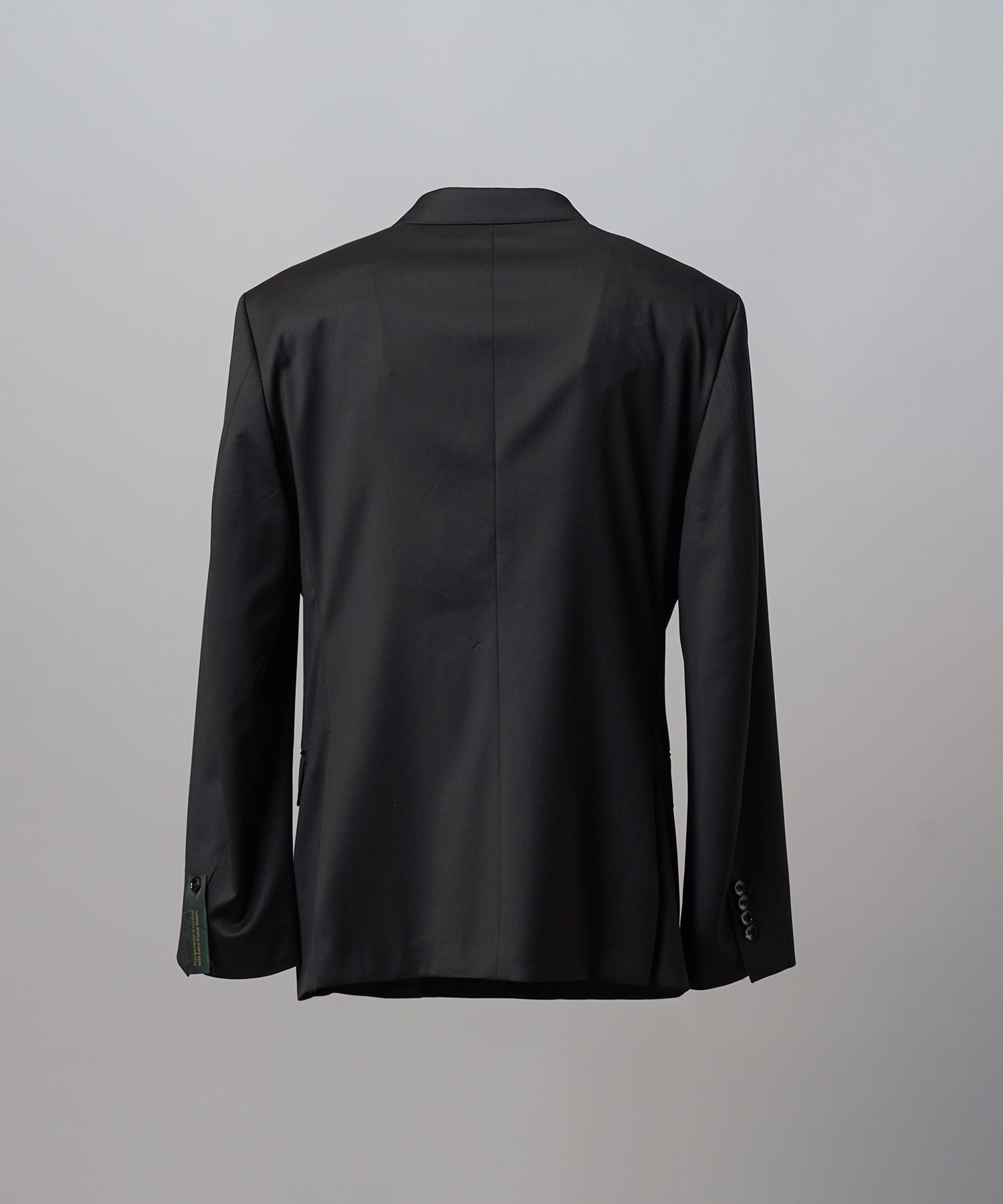 4 Colors Chambray Washable Wool Peaked Lapel Double Breasted Jacket