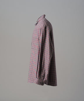 [Italian Dead Stock Fabric] Prime-Over Regular Collar Long Sleeve Shirt
