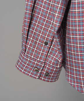 [Italian Dead Stock Fabric] Prime-Over Regular Collar Long Sleeve Shirt