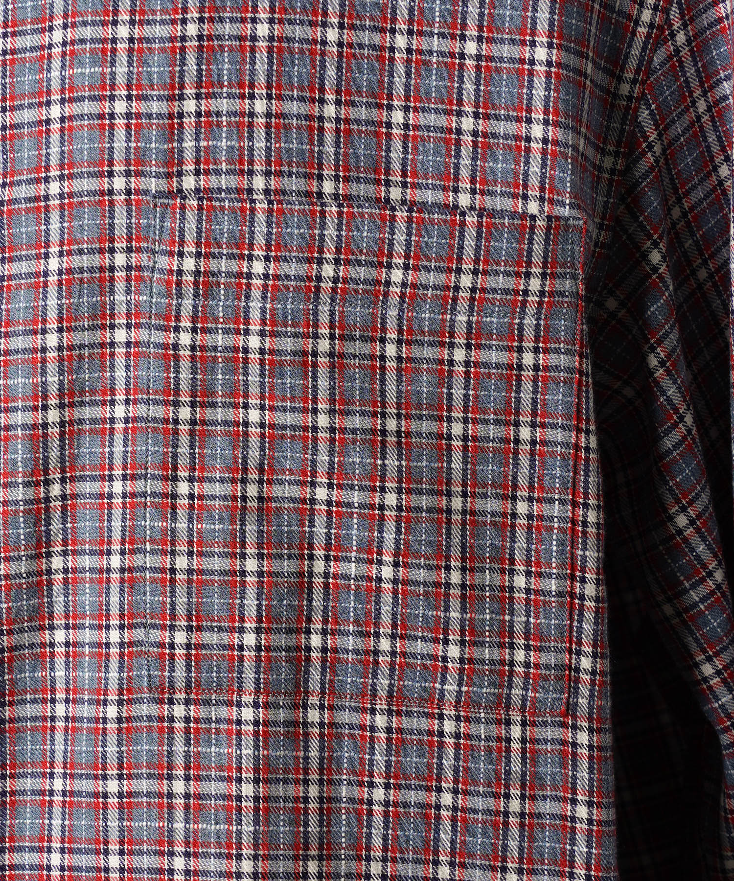 [Italian Dead Stock Fabric] Prime-Over Regular Collar Long Sleeve Shirt