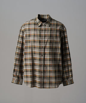 [Italian Dead Stock Fabric] Prime-Over Regular Collar Long Sleeve Shirt