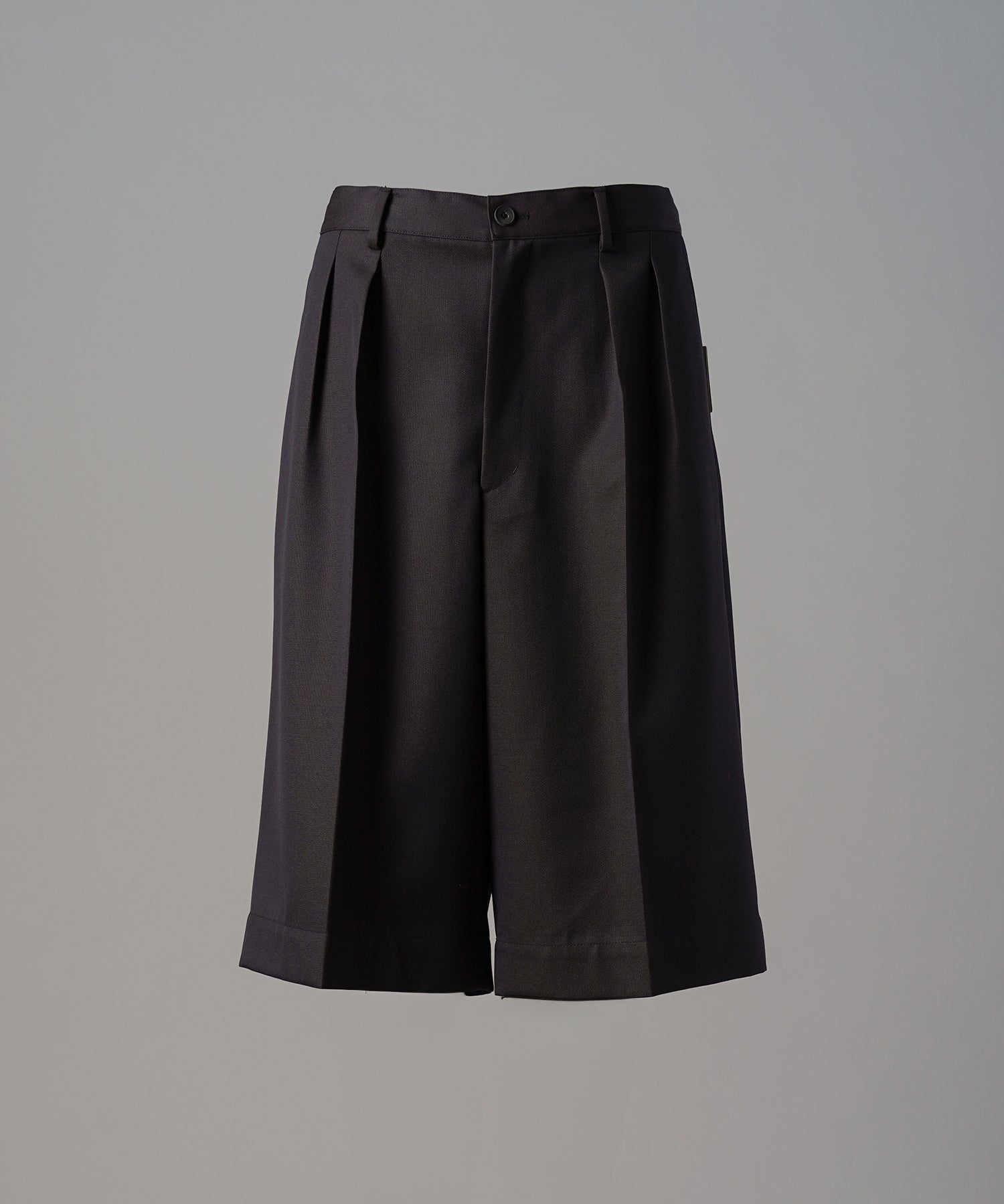 4 Colors Chambray Washable Wool Prime-Wide Shorts