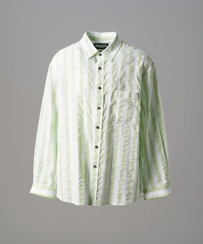 [意大利滞销面料] Prime-Over 常规领重磅法兰绒衬衫外套