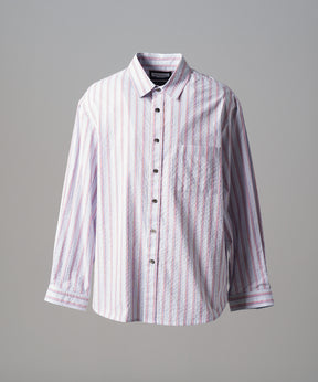 [意大利滞销面料] Prime-Over 常规领重磅法兰绒衬衫外套