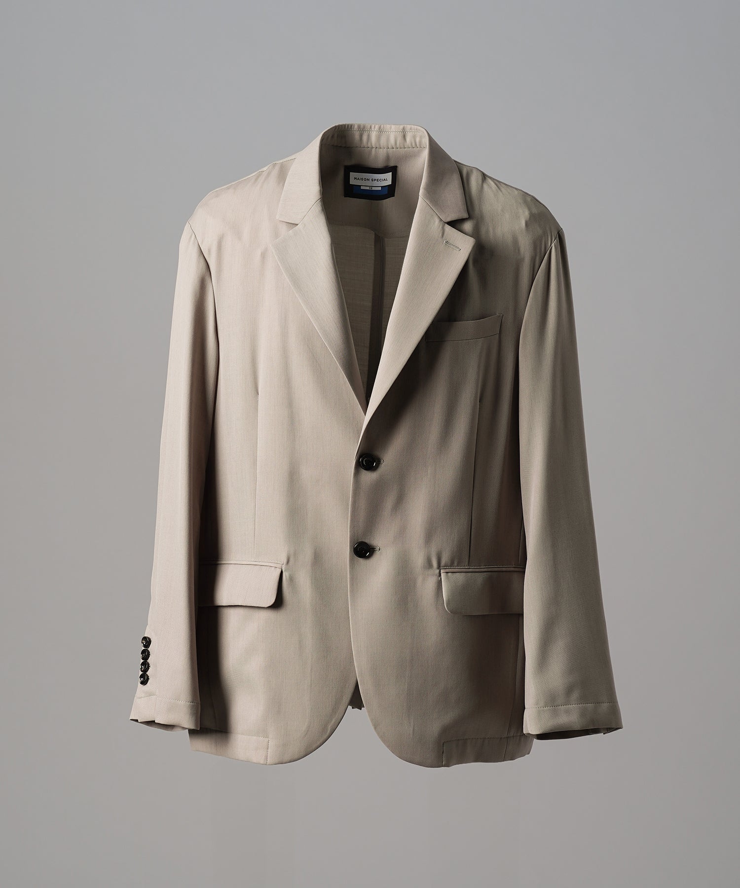 4种颜色Chambray可洗羊毛峰峰双胸夹克