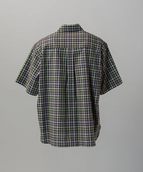 [Italian Dead Stock Fabric] Prime-Over Regular Collar Short Sleeve Shirt