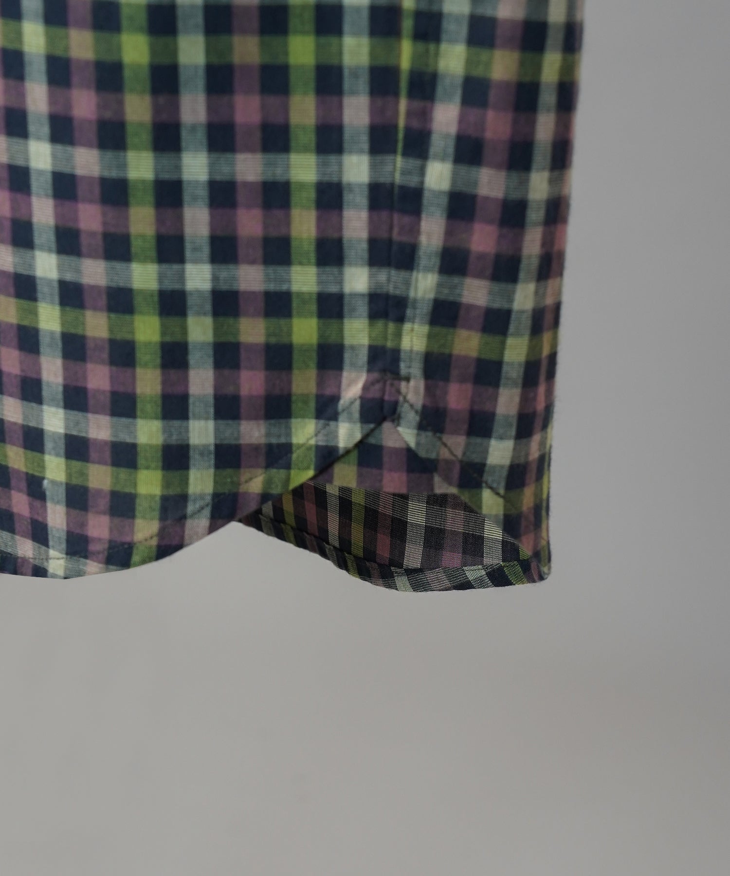 [Italian Dead Stock Fabric] Prime-Over Regular Collar Short Sleeve Shirt
