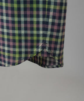 [Italian Dead Stock Fabric] Prime-Over Regular Collar Short Sleeve Shirt