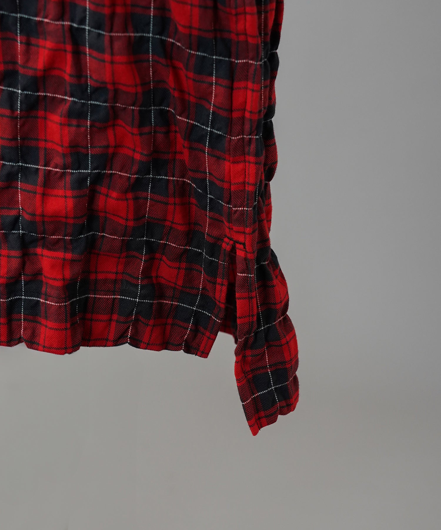 Italian Dead Stock Fabric Prime-Over Open Collar Short Sleeve Shirt