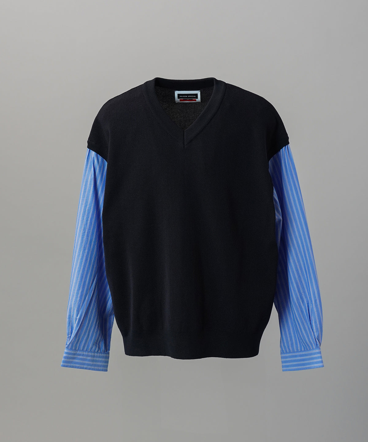 Cotton Bulky Acrylic Blend Prime-Over Gradation Dyeing Knit