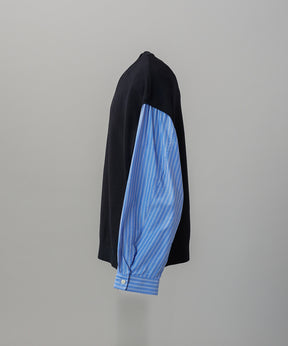 Cotton Bulky Acrylic Blend Prime-Over Gradation Dyeing Knit