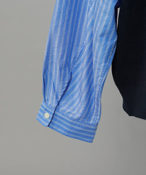 Cotton Bulky Acrylic Blend Prime-Over Gradation Dyeing Knit