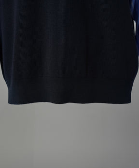 Cotton Bulky Acrylic Blend Prime-Over Gradation Dyeing Knit