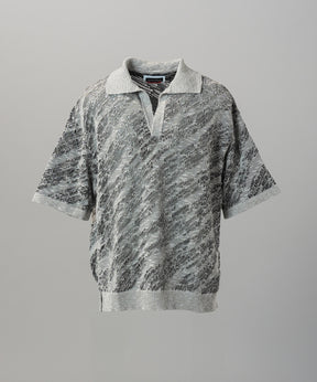 Cotton Bulky Acrylic Blend Prime-Over Gradation Dyeing Knit