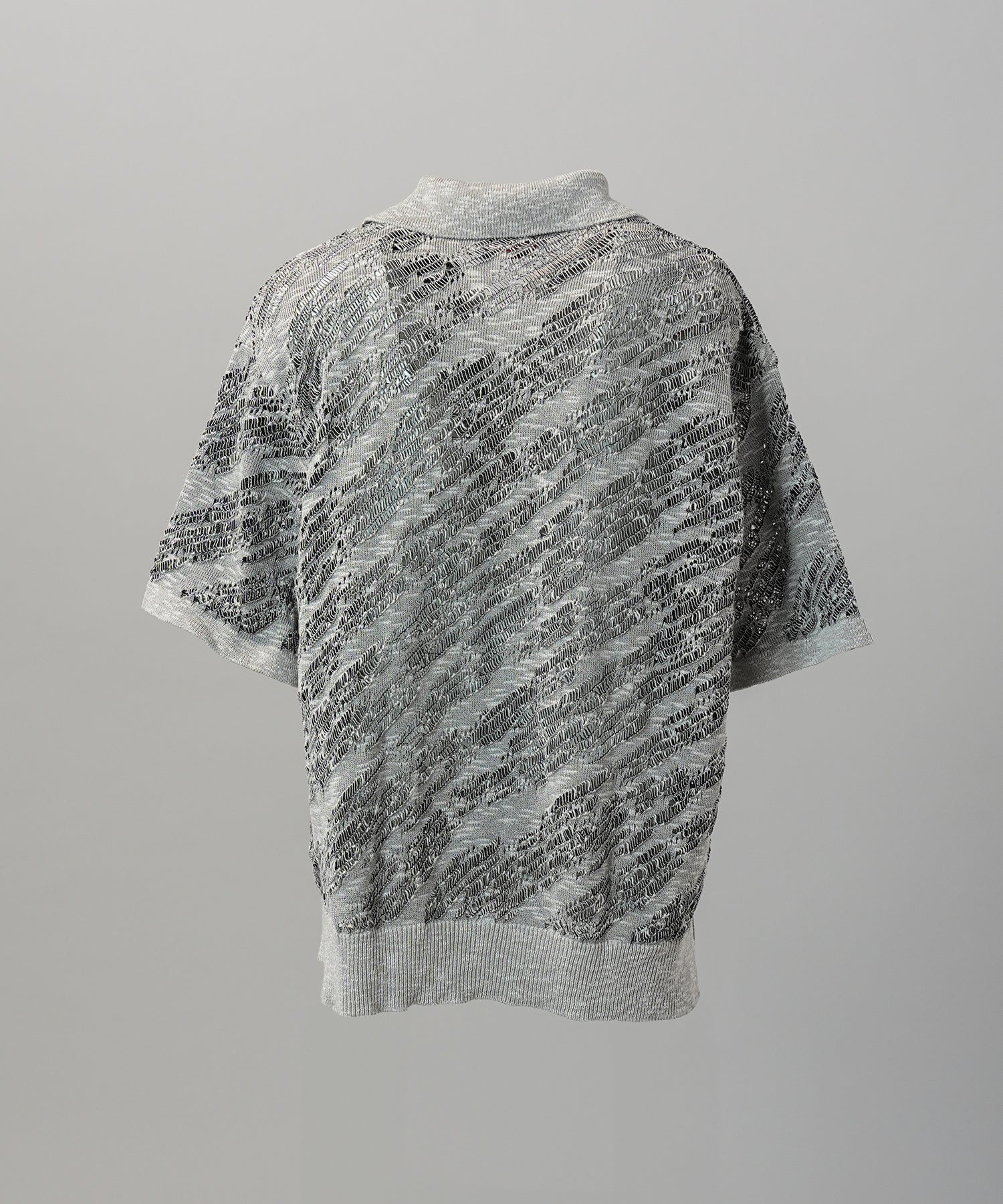 Cotton Bulky Acrylic Blend Prime-Over Gradation Dyeing Knit