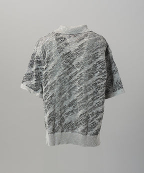 Cotton Bulky Acrylic Blend Prime-Over Gradation Dyeing Knit