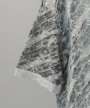 Cotton Bulky Acrylic Blend Prime-Over Gradation Dyeing Knit