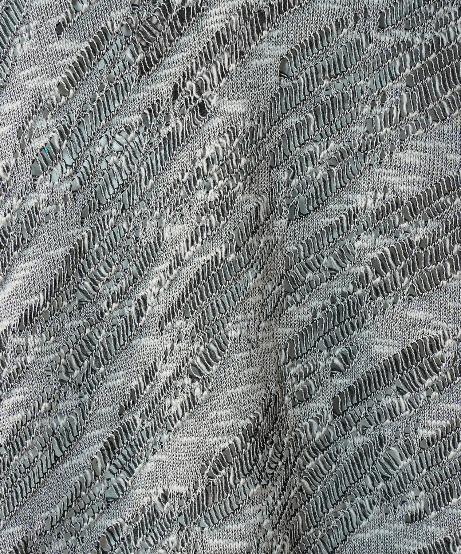 Cotton Bulky Acrylic Blend Prime-Over Gradation Dyeing Knit