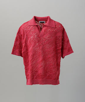 Cotton Bulky Acrylic Blend Prime-Over Gradation Dyeing Knit