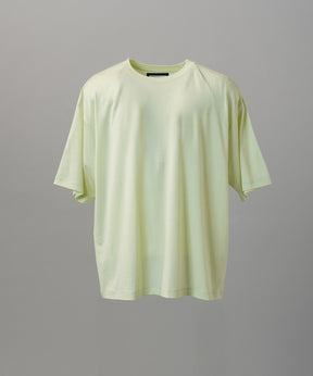 Wool Yarn Prime-Over Short Sleeve Crew Neck T-Shirt