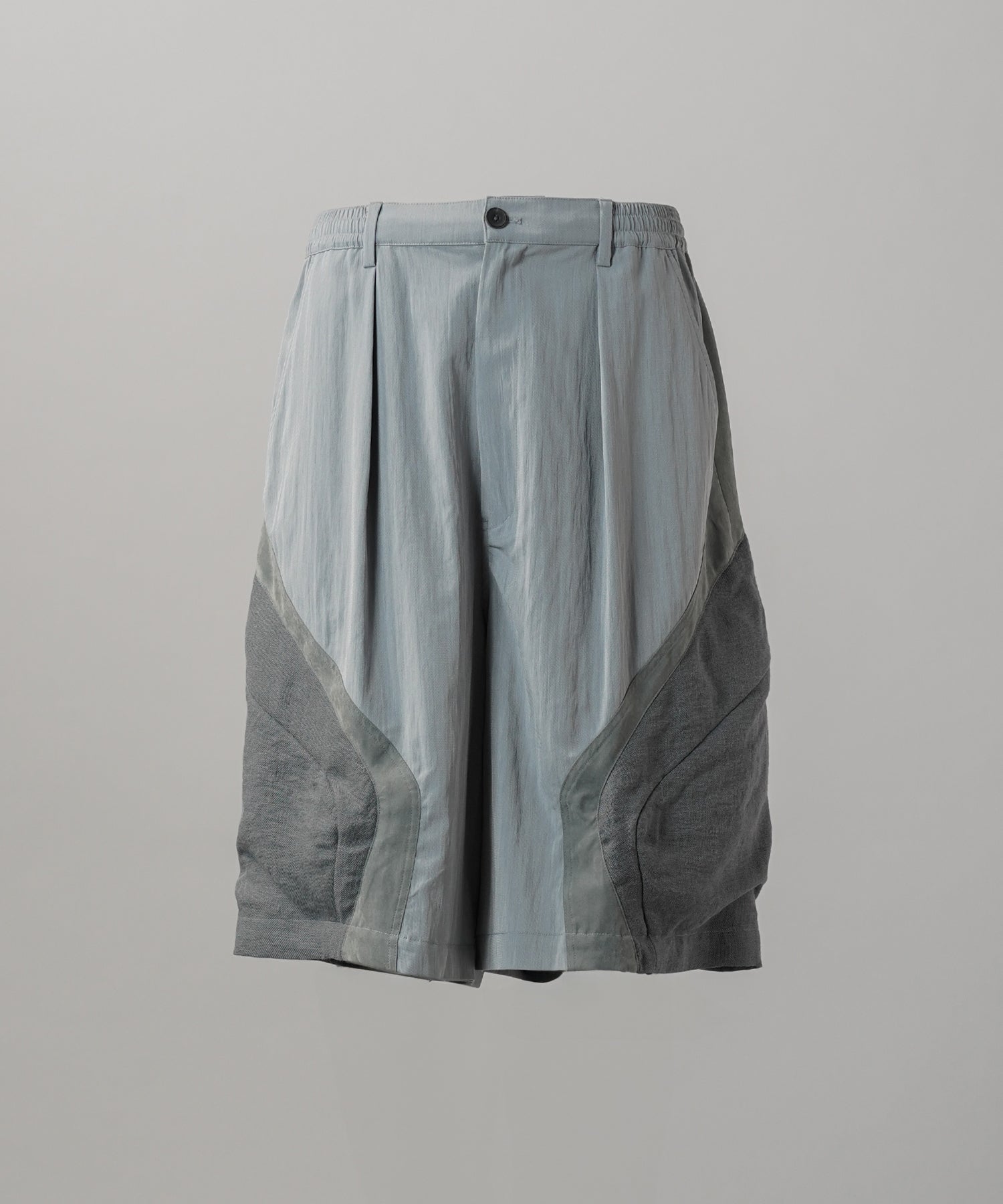 【26SS PRE-ORDER】3D Pocket Curve Switching Prime-Wide One-tuck Shorts