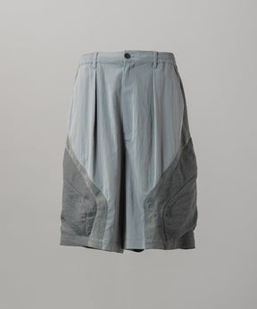 【26SS PRE-ORDER】3D Pocket Curve Switching Prime-Wide One-tuck Shorts