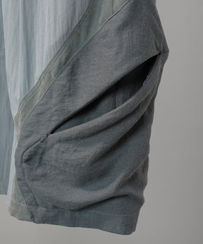【26SS PRE-ORDER】3D Pocket Curve Switching Prime-Wide One-tuck Shorts
