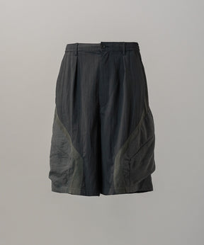【26SS PRE-ORDER】3D Pocket Curve Switching Prime-Wide One-tuck Shorts