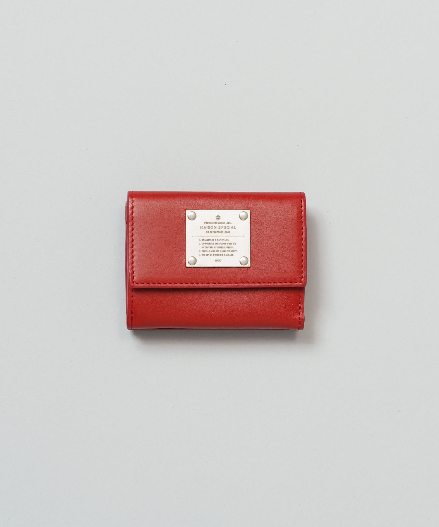 Metal Plate Trifold钱包