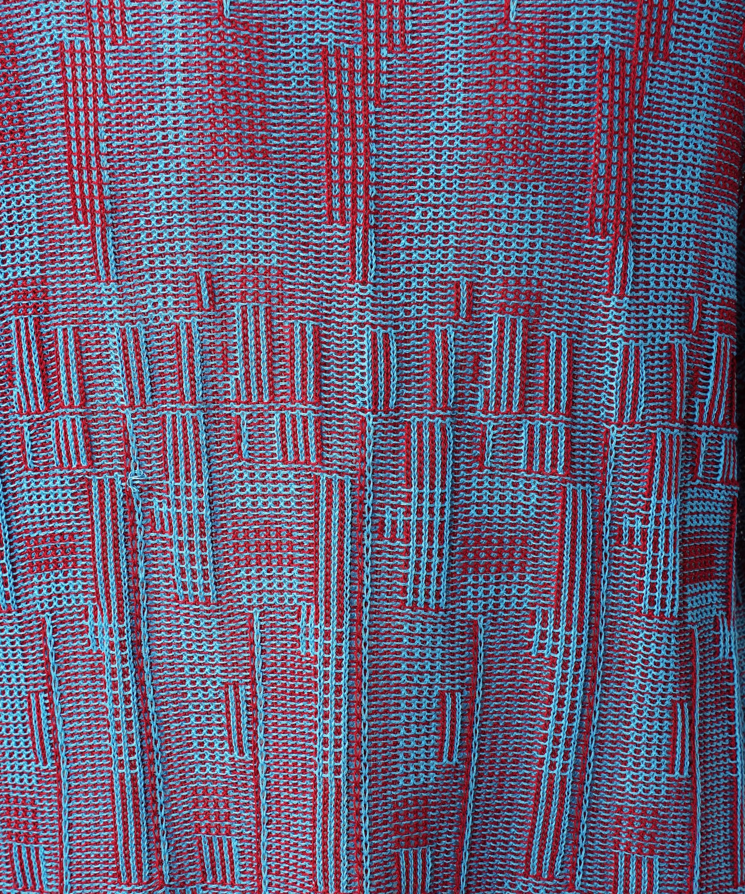 Cotton Bulky Acrylic Blend Prime-Over Gradation Dyeing Knit