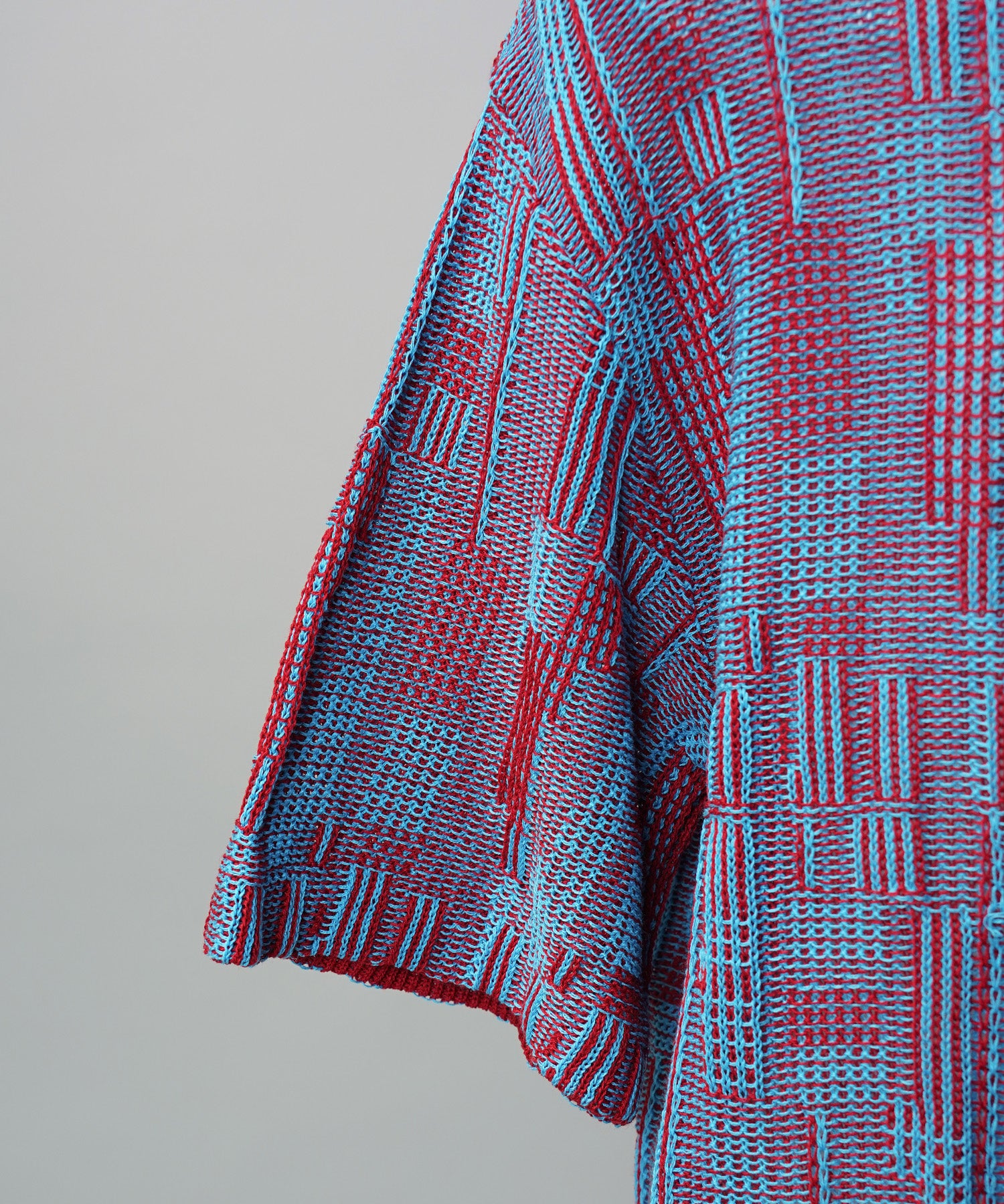 Cotton Bulky Acrylic Blend Prime-Over Gradation Dyeing Knit