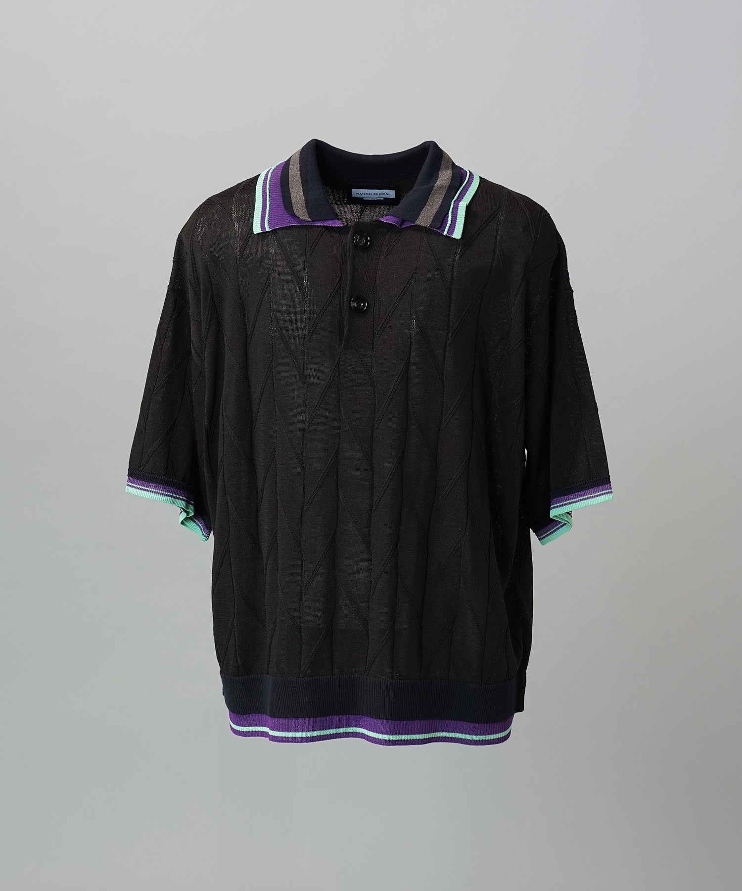 Cotton Bulky Acrylic Blend Prime-Over Gradation Dyeing Knit
