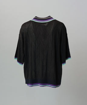 Cotton Bulky Acrylic Blend Prime-Over Gradation Dyeing Knit