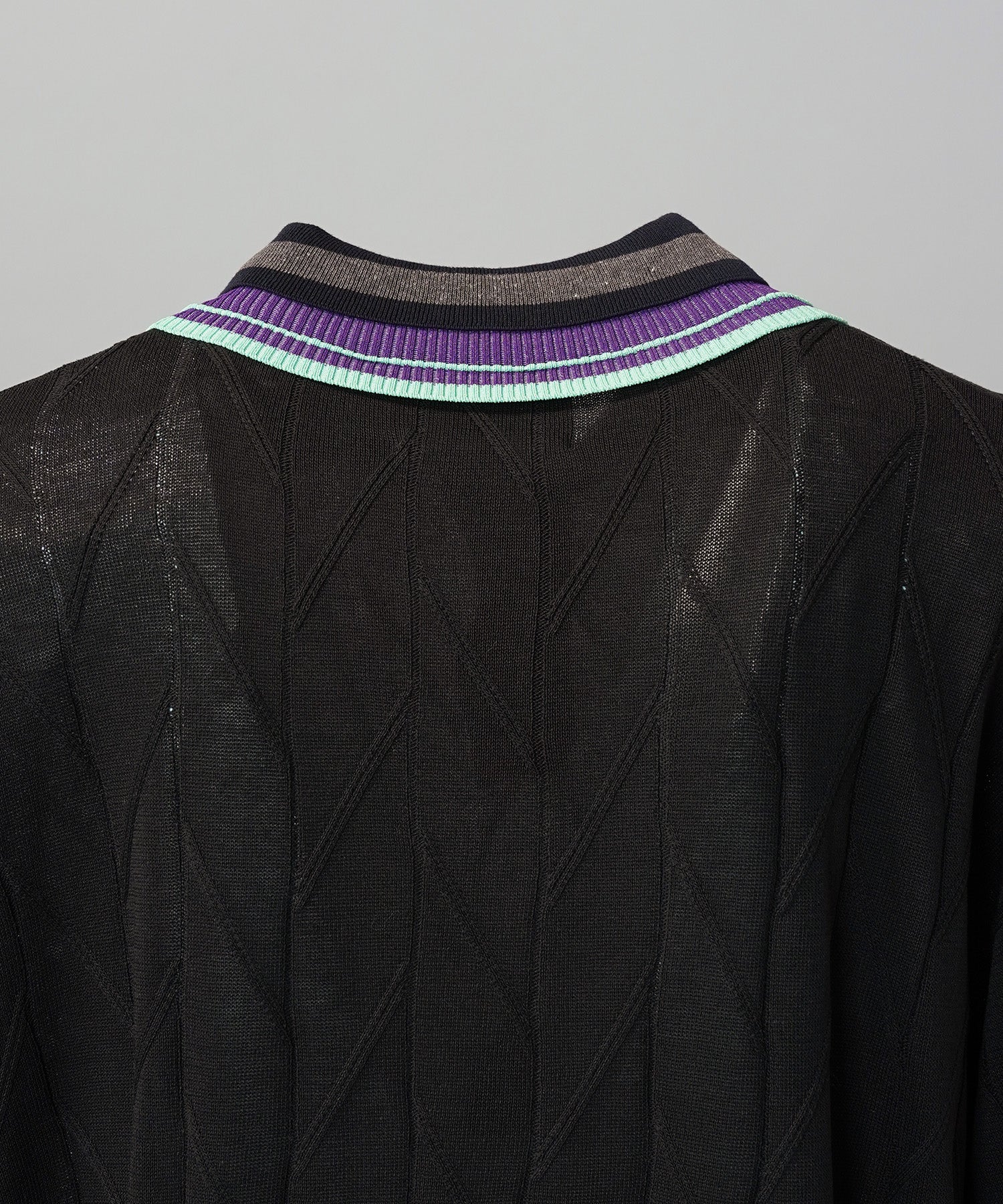 Cotton Bulky Acrylic Blend Prime-Over Gradation Dyeing Knit