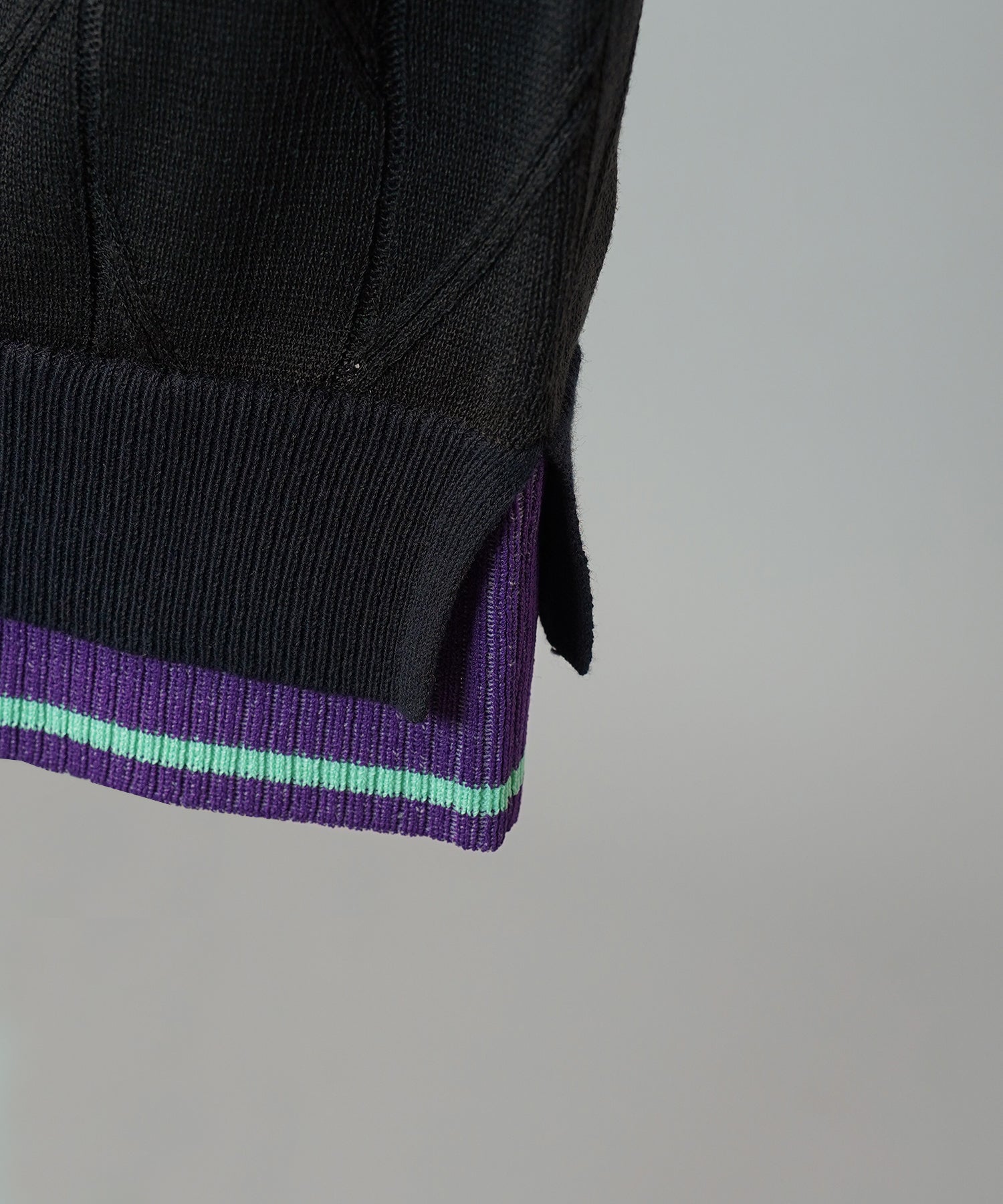 Cotton Bulky Acrylic Blend Prime-Over Gradation Dyeing Knit