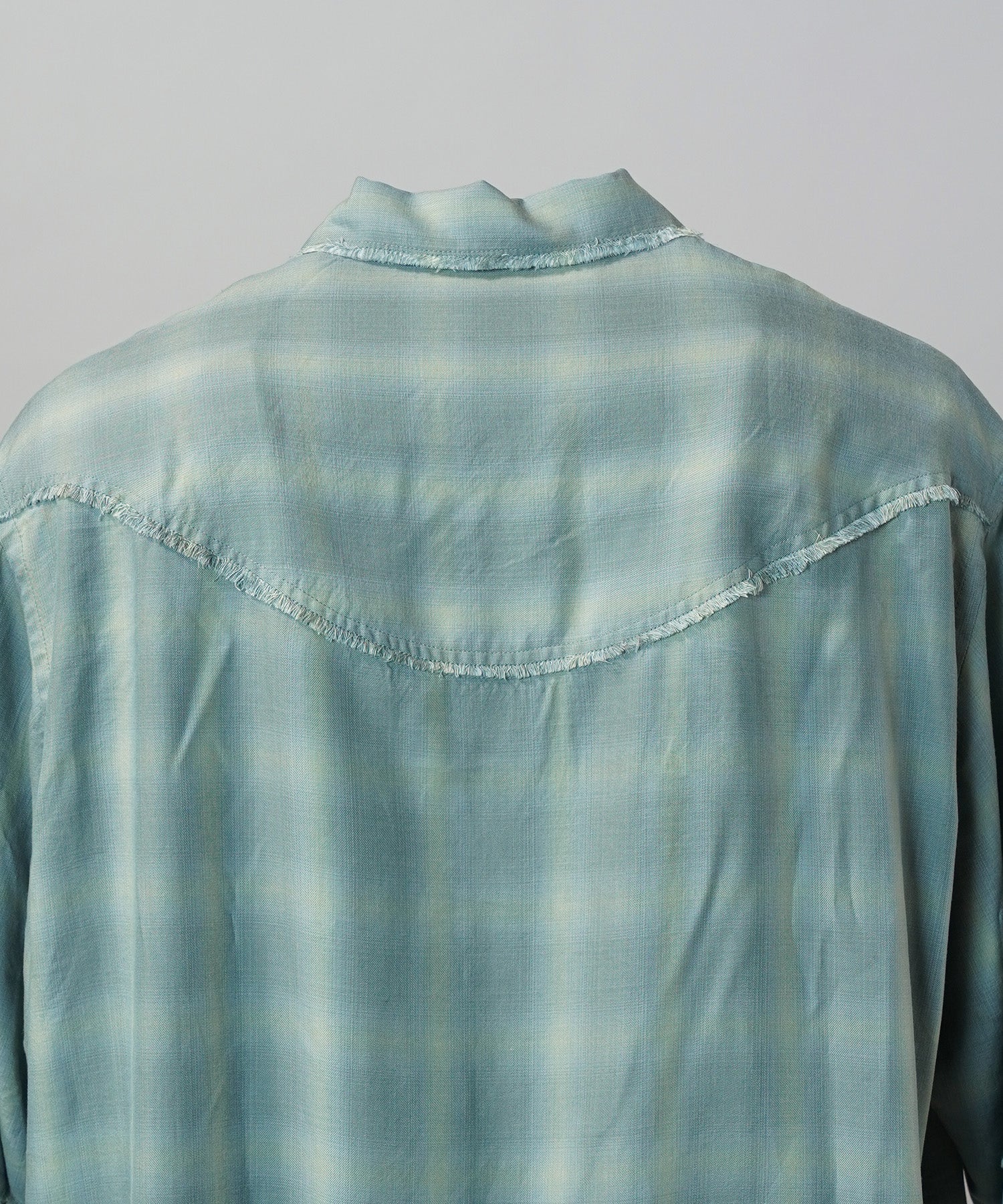 [26SS PRE-ORDER] Destroy Damage Prime-Over Ombre Check Short Sleeve Shirt