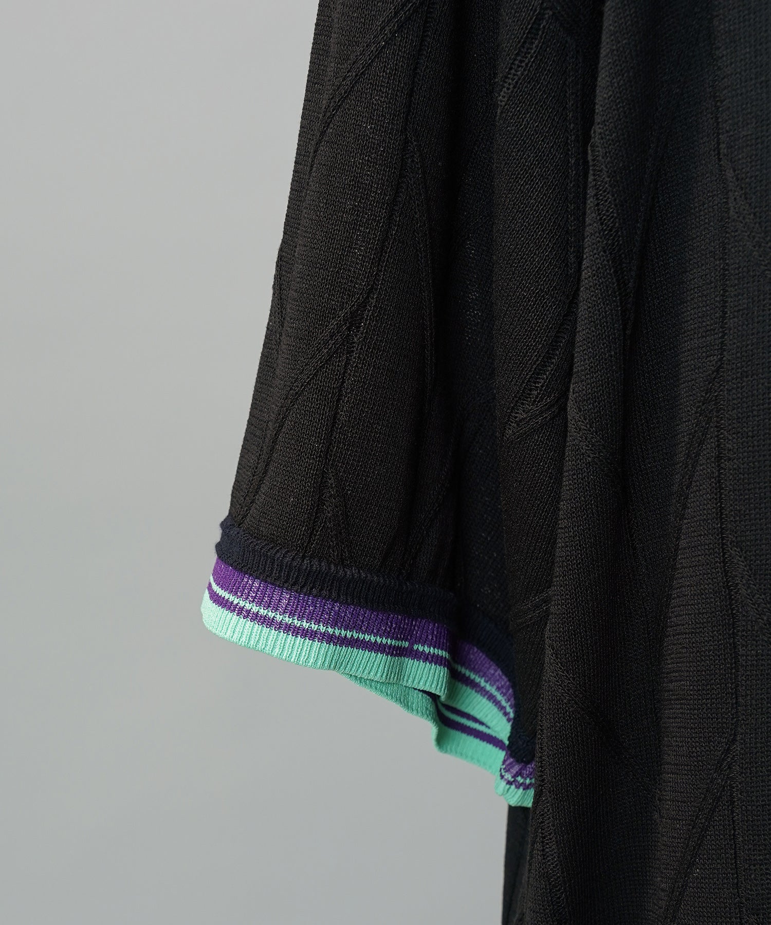 Cotton Bulky Acrylic Blend Prime-Over Gradation Dyeing Knit