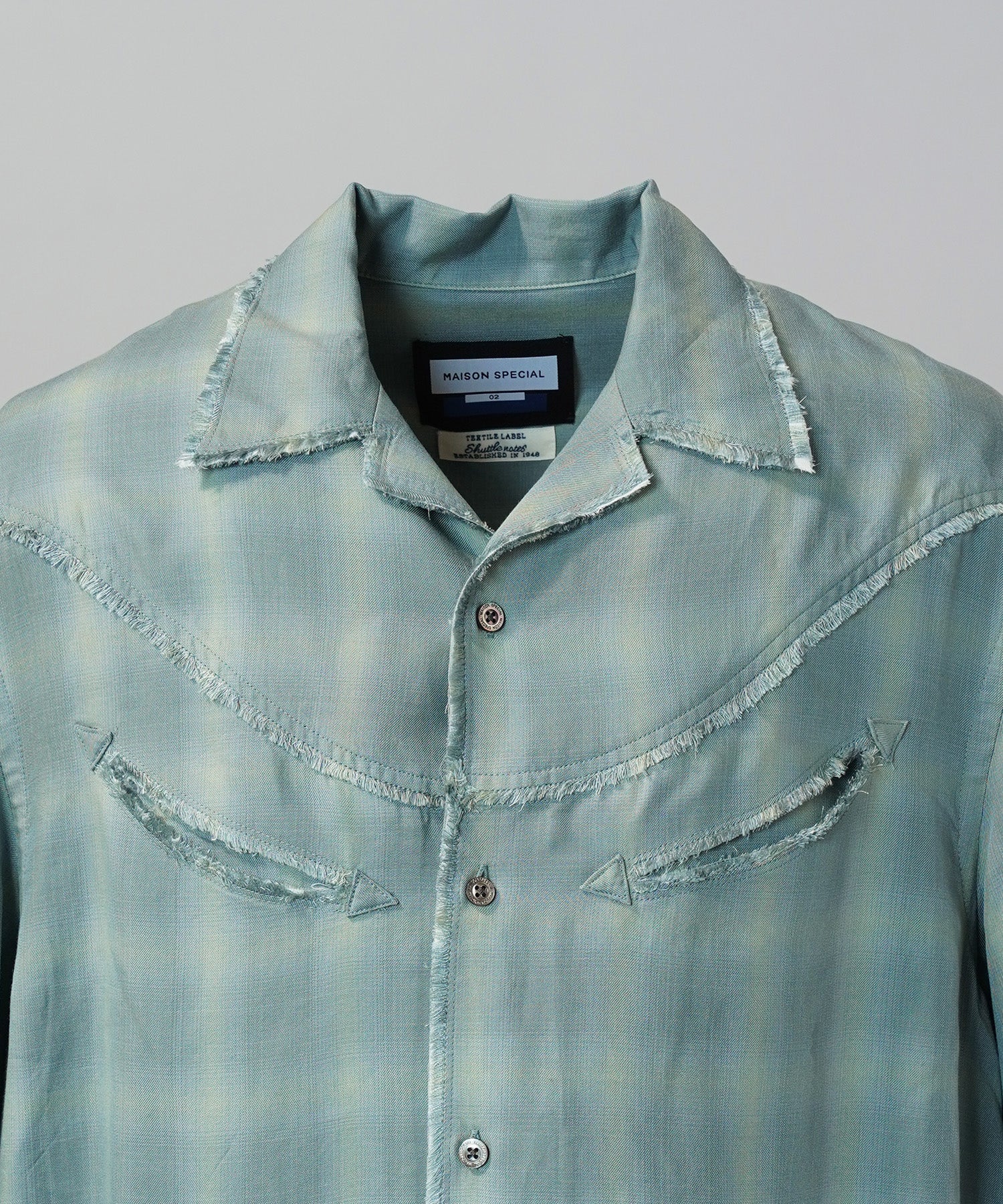[26SS PRE-ORDER] Destroy Damage Prime-Over Ombre Check Short Sleeve Shirt