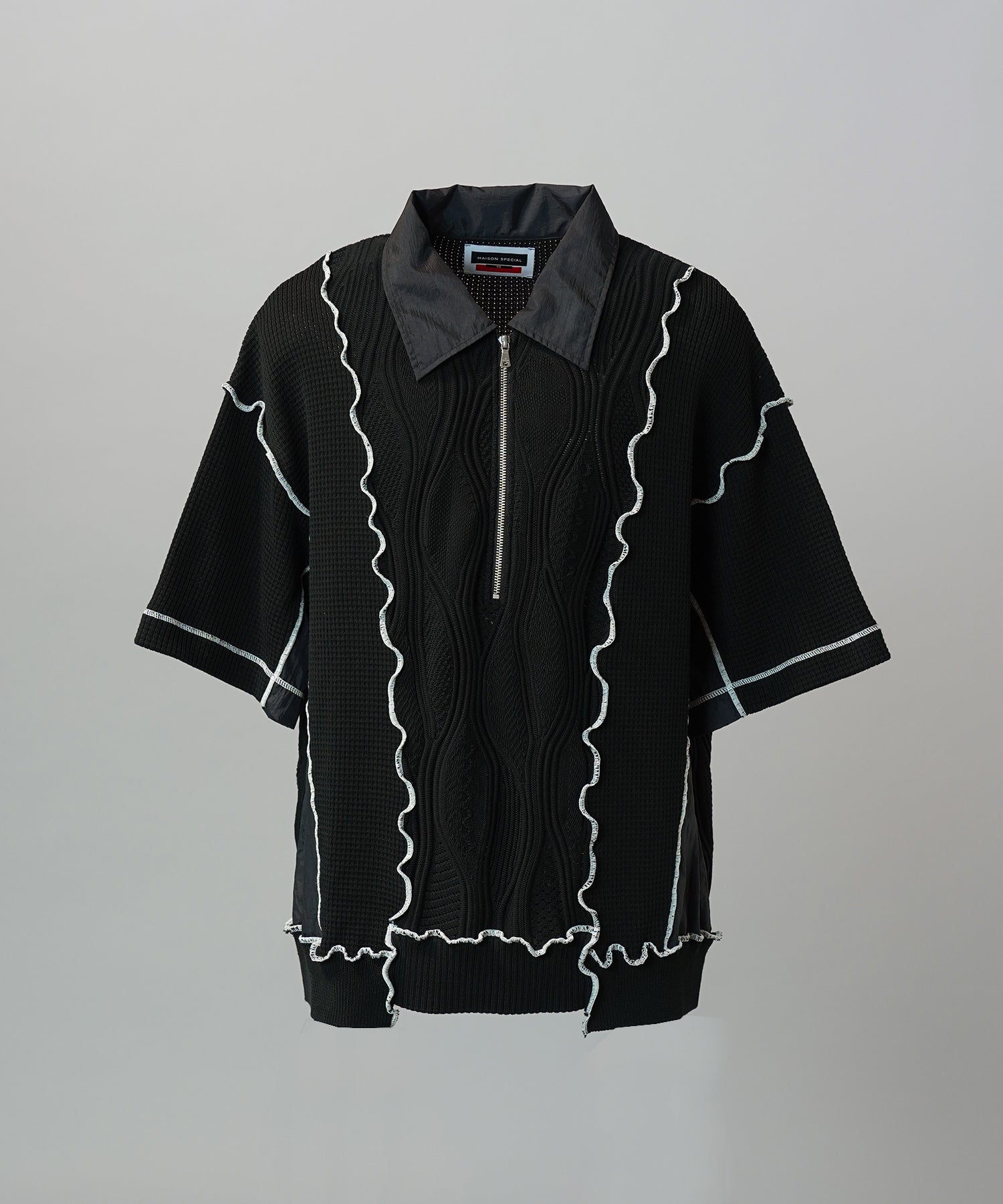 Cotton Bulky Acrylic Blend Prime-Over Gradation Dyeing Knit