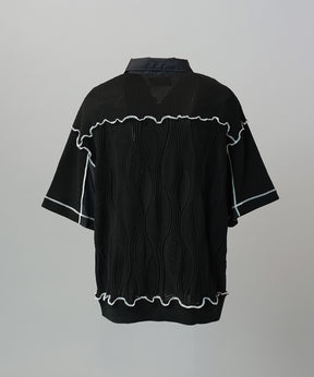 Cotton Bulky Acrylic Blend Prime-Over Gradation Dyeing Knit